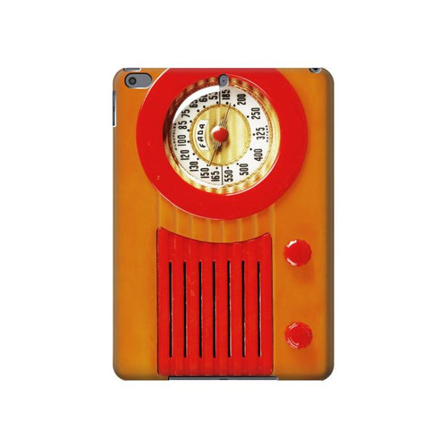 W2780 Vintage Orange Bakelite Radio Tablet Hard Case For iPad Pro 10.5, iPad Air (2019, 3rd)