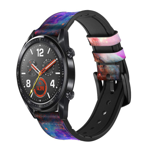 CA0504 Orion Nebula M42 Silicone & Leather Smart Watch Band Strap For Wristwatch Smartwatch