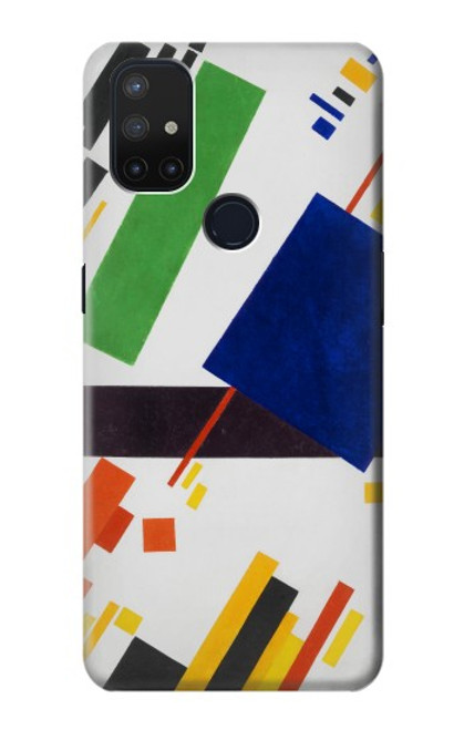 W3343 Kazimir Malevich Suprematist Composition Hard Case and Leather Flip Case For OnePlus Nord N10 5G