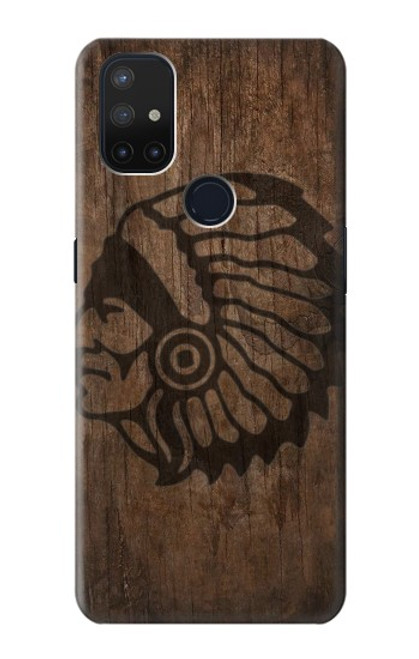 W3443 Indian Head Hard Case and Leather Flip Case For OnePlus Nord N10 5G