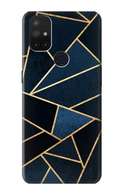 W3479 Navy Blue Graphic Art Hard Case and Leather Flip Case For OnePlus Nord N10 5G