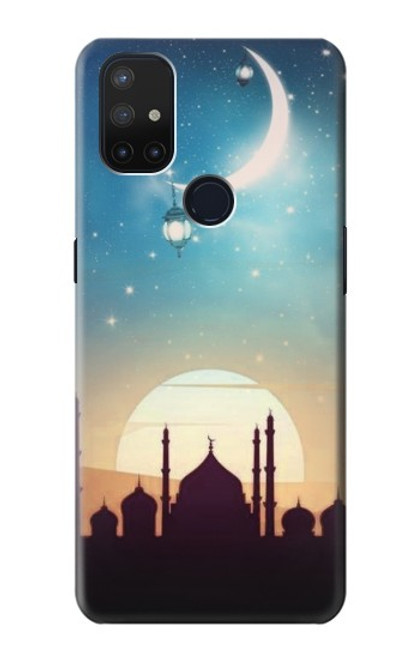 W3502 Islamic Sunset Hard Case and Leather Flip Case For OnePlus Nord N10 5G