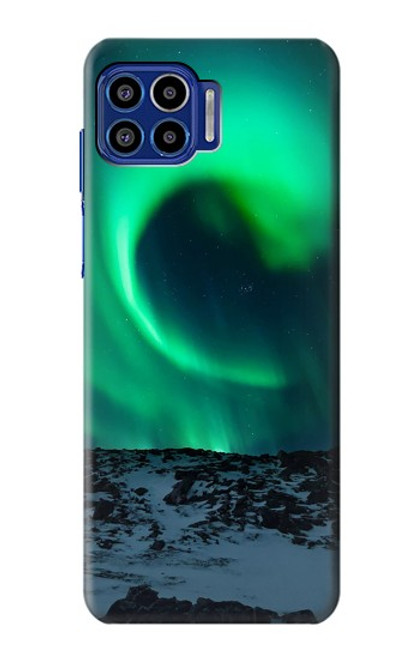 W3667 Aurora Northern Light Hard Case and Leather Flip Case For Motorola One 5G