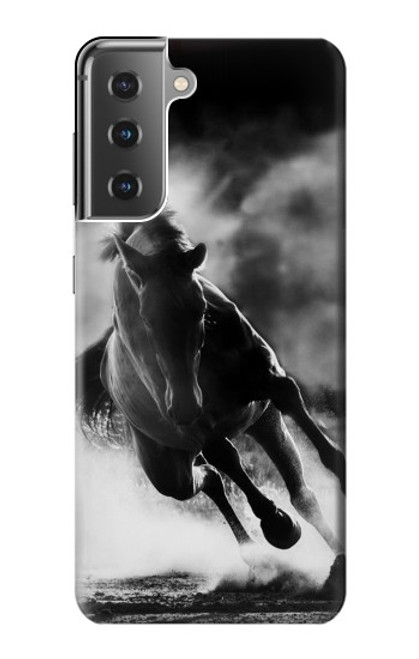 W1860 Running Horse Hard Case and Leather Flip Case For Samsung Galaxy S21 Plus 5G, Galaxy S21+ 5G