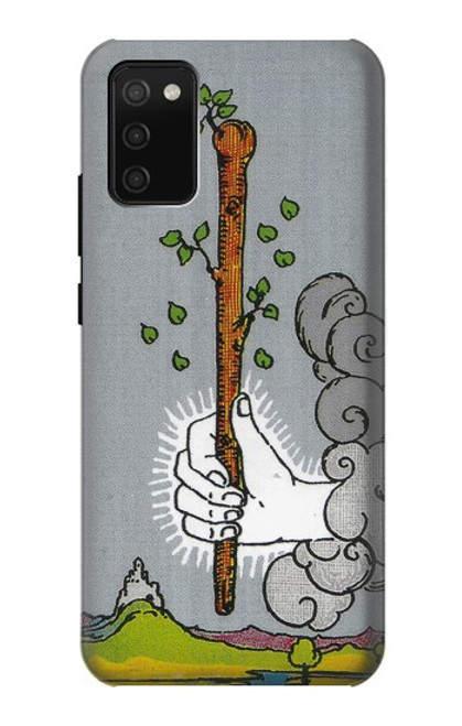 W3723 Tarot Card Age of Wands Hard Case and Leather Flip Case For Samsung Galaxy A02s, Galaxy M02s (NOT FIT with Galaxy A02s Verizon SM-A025V)