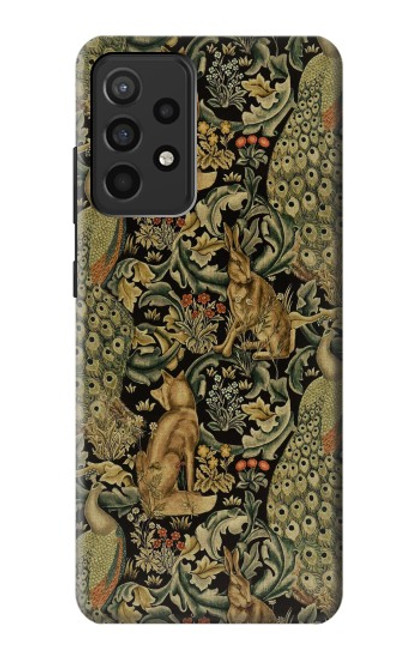 W3661 William Morris Forest Velvet Hard Case and Leather Flip Case For Samsung Galaxy A52, Galaxy A52 5G