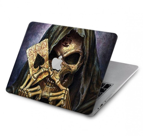 W3594 Grim Reaper Wins Poker Hard Case Cover For MacBook 12″ - A1534