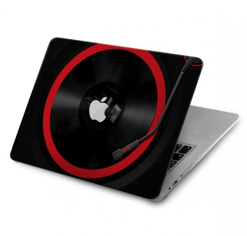 W3531 Spinning Record Player Hard Case Cover For MacBook Air 13″ - A1932, A2179, A2337