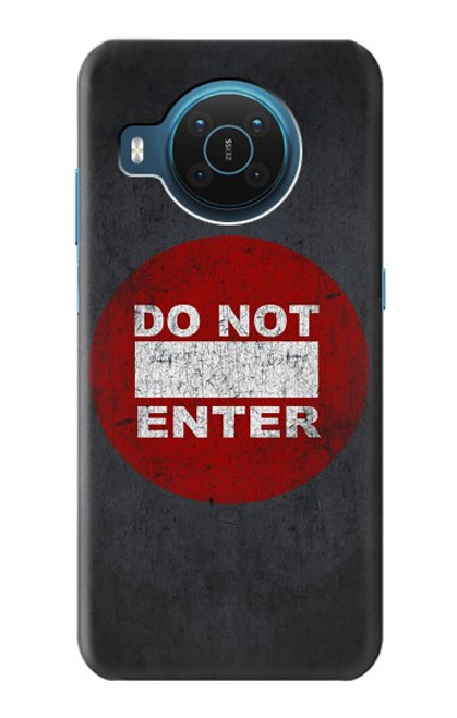 W3683 Do Not Enter Hard Case and Leather Flip Case For Nokia X20