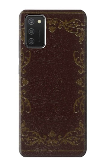 W3553 Vintage Book Cover Hard Case and Leather Flip Case For Samsung Galaxy A03S