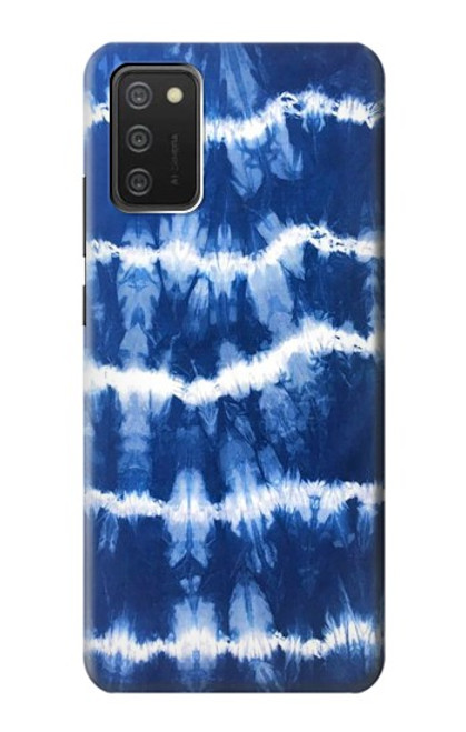 W3671 Blue Tie Dye Hard Case and Leather Flip Case For Samsung Galaxy A03S