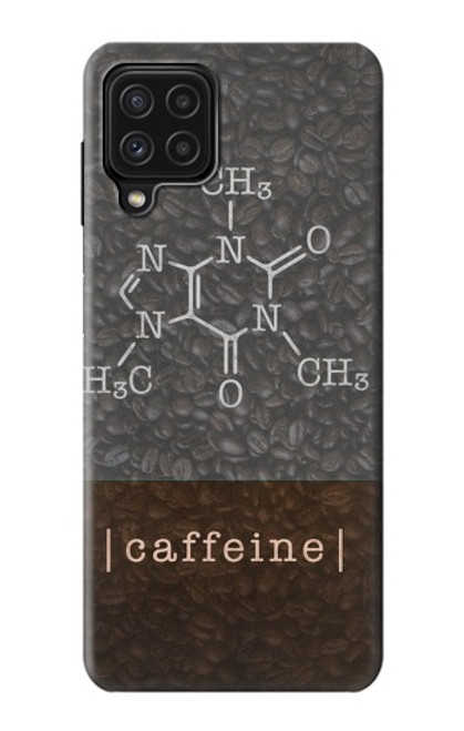 W3475 Caffeine Molecular Hard Case and Leather Flip Case For Samsung Galaxy A22 4G