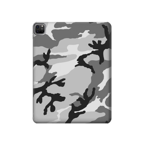 W1721 Snow Camouflage Graphic Printed Tablet Hard Case For iPad Pro 12.9 (2022, 2021, 2020, 2018), Air 13 (2024)