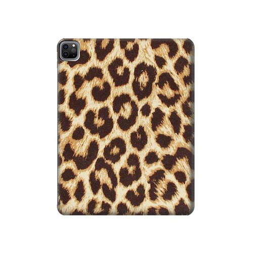 W2204 Leopard Pattern Graphic Printed Tablet Hard Case For iPad Pro 12.9 (2022, 2021, 2020, 2018), Air 13 (2024)