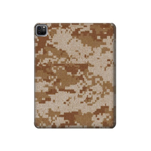 W2939 Desert Digital Camo Camouflage Tablet Hard Case For iPad Pro 12.9 (2022, 2021, 2020, 2018), Air 13 (2024)