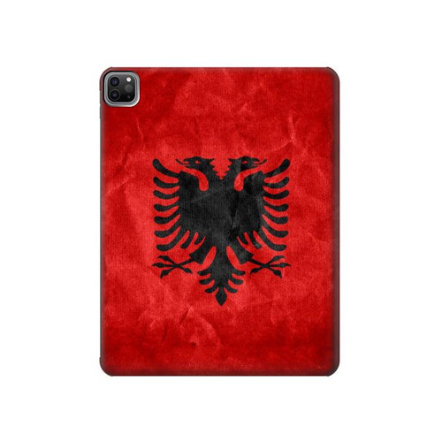 W2982 Albania Football Soccer Tablet Hard Case For iPad Pro 12.9 (2022, 2021, 2020, 2018), Air 13 (2024)