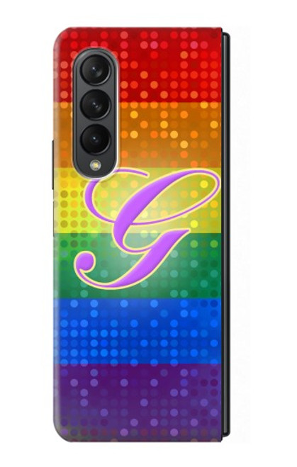 W2899 Rainbow LGBT Gay Pride Flag Hard Case For Samsung Galaxy Z Fold 3 5G