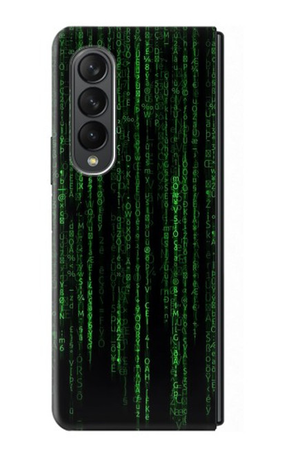 W3668 Binary Code Hard Case For Samsung Galaxy Z Fold 3 5G