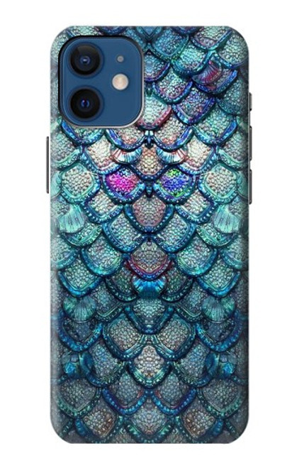 W3809 Mermaid Fish Scale Hard Case and Leather Flip Case For iPhone 12 mini