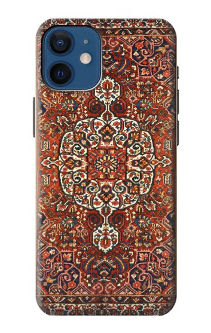 W3813 Persian Carpet Rug Pattern Hard Case and Leather Flip Case For iPhone 12 mini