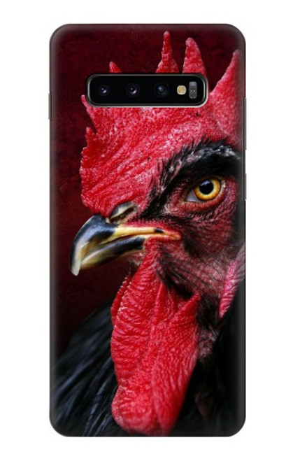 W3797 Chicken Rooster Hard Case and Leather Flip Case For Samsung Galaxy S10 Plus