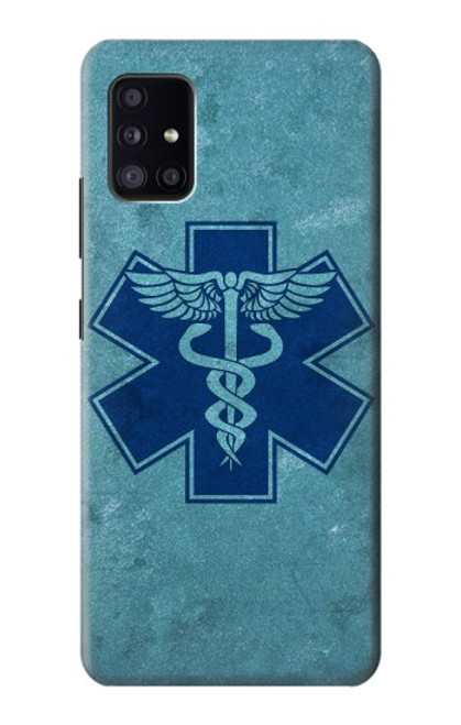 W3824 Caduceus Medical Symbol Hard Case and Leather Flip Case For Samsung Galaxy A41