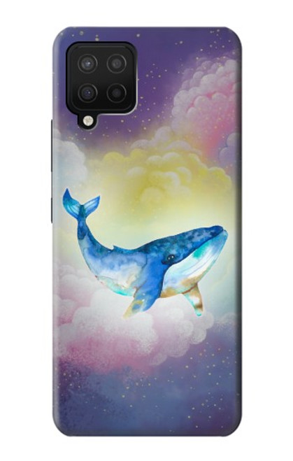 W3802 Dream Whale Pastel Fantasy Hard Case and Leather Flip Case For Samsung Galaxy A42 5G