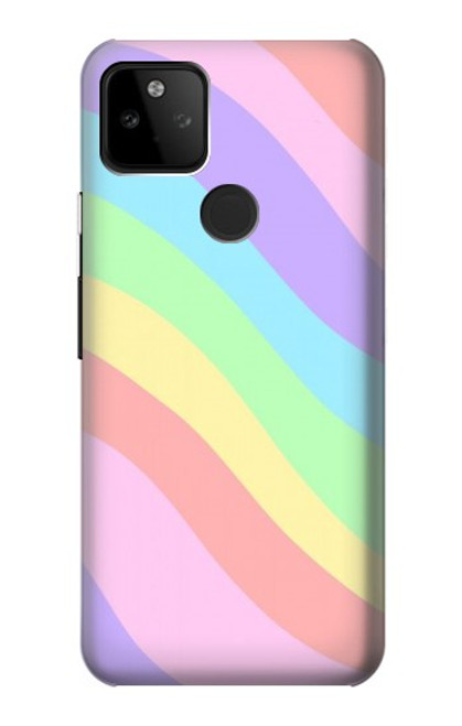 W3810 Pastel Unicorn Summer Wave Hard Case and Leather Flip Case For Google Pixel 5A 5G