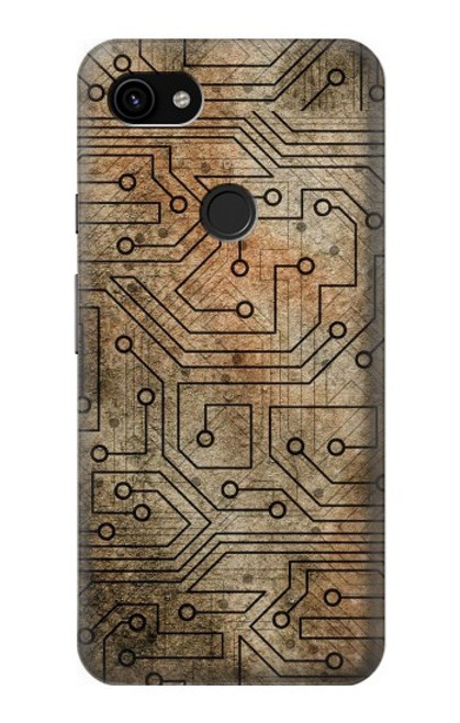 W3812 PCB Print Design Hard Case and Leather Flip Case For Google Pixel 3a XL