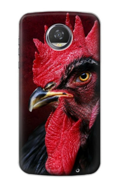 W3797 Chicken Rooster Hard Case and Leather Flip Case For Motorola Moto Z2 Play, Z2 Force