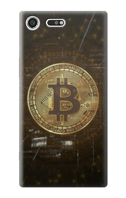 W3798 Cryptocurrency Bitcoin Hard Case and Leather Flip Case For Sony Xperia XZ Premium