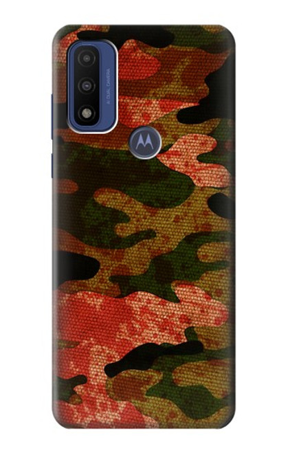 W3393 Camouflage Blood Splatter Hard Case and Leather Flip Case For Motorola G Pure