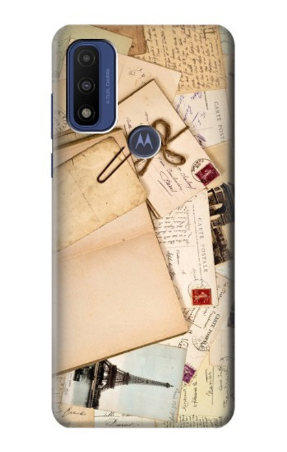 W3397 Postcards Memories Hard Case and Leather Flip Case For Motorola G Pure