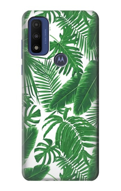 W3457 Paper Palm Monstera Hard Case and Leather Flip Case For Motorola G Pure