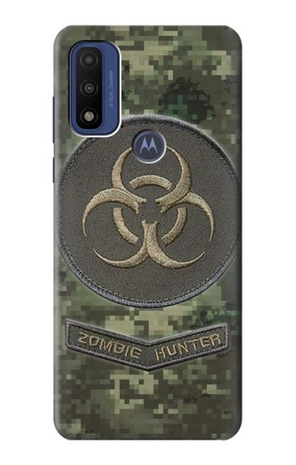 W3468 Biohazard Zombie Hunter Graphic Hard Case and Leather Flip Case For Motorola G Pure