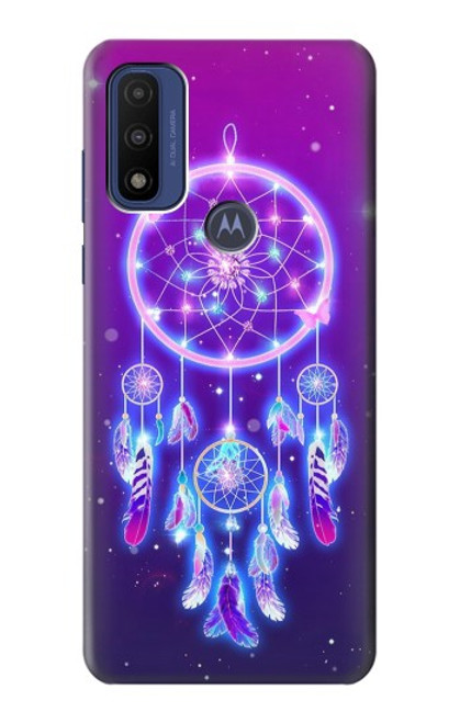 W3484 Cute Galaxy Dream Catcher Hard Case and Leather Flip Case For Motorola G Pure