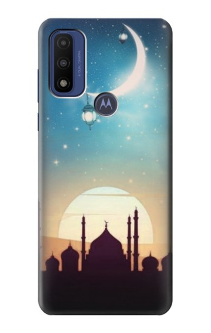 W3502 Islamic Sunset Hard Case and Leather Flip Case For Motorola G Pure