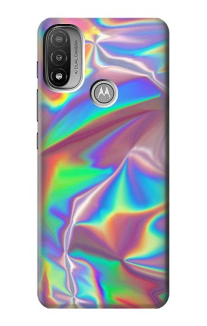 W3597 Holographic Photo Printed Hard Case and Leather Flip Case For Motorola Moto E20,E30,E40