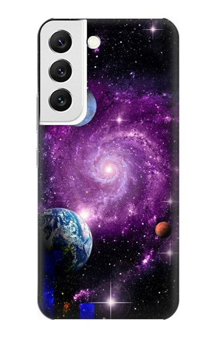 W3689 Galaxy Outer Space Planet Hard Case and Leather Flip Case For Samsung Galaxy S22