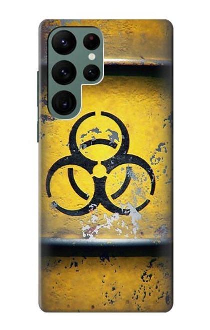W3669 Biological Hazard Tank Graphic Hard Case and Leather Flip Case For Samsung Galaxy S22 Ultra