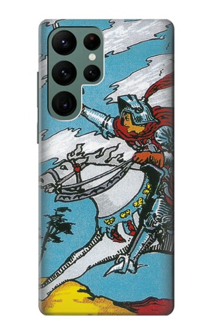 W3731 Tarot Card Knight of Swords Hard Case and Leather Flip Case For Samsung Galaxy S22 Ultra