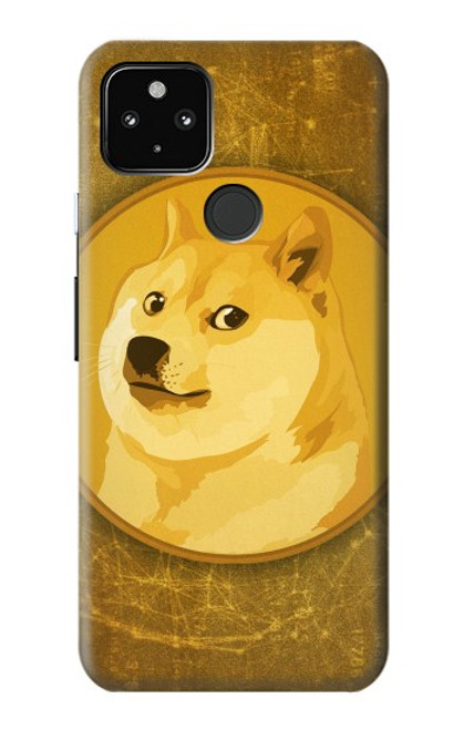 W3826 Dogecoin Shiba Hard Case and Leather Flip Case For Google Pixel 4a 5G
