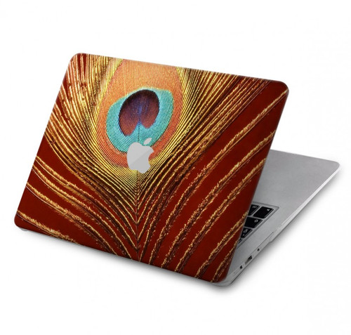 W0512 Peacock Hard Case Cover For MacBook Pro 14 M1,M2,M3 (2021,2023) - A2442, A2779, A2992, A2918