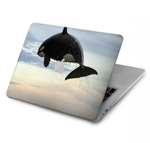 W1349 Killer whale Orca Hard Case Cover For MacBook Pro 14 M1,M2,M3 (2021,2023) - A2442, A2779, A2992, A2918