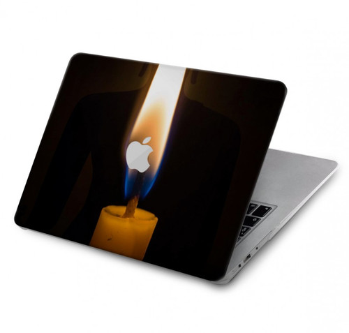 W3530 Buddha Candle Burning Hard Case Cover For MacBook Pro 14 M1,M2,M3 (2021,2023) - A2442, A2779, A2992, A2918