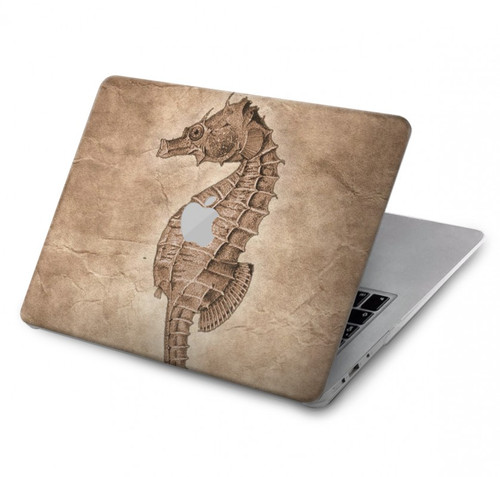W3214 Seahorse Skeleton Fossil Hard Case Cover For MacBook Pro 16 M1,M2 (2021,2023) - A2485, A2780