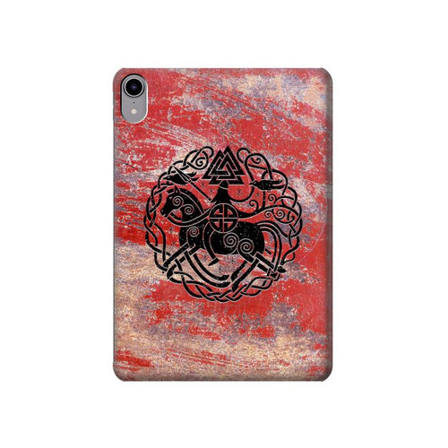 W3831 Viking Norse Ancient Symbol Tablet Hard Case For iPad mini 6, iPad mini (2021)