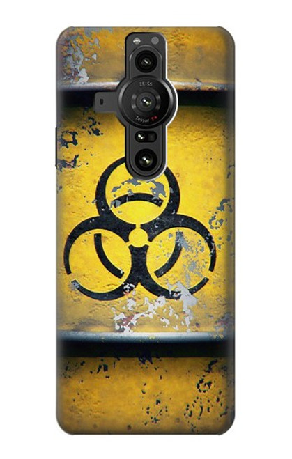 W3669 Biological Hazard Tank Graphic Hard Case and Leather Flip Case For Sony Xperia Pro-I