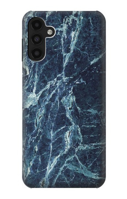 W2799 Light Blue Marble Stone Graphic Printed Hard Case and Leather Flip Case For Samsung Galaxy A13 4G