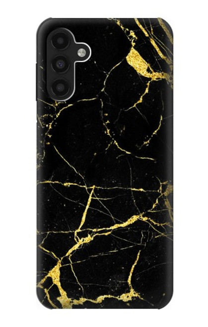 W2896 Gold Marble Graphic Printed Hard Case and Leather Flip Case For Samsung Galaxy A13 4G